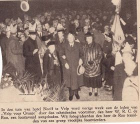 Velp voor Oranje in tuin hotel Neaff 16 sep. 1938 met naam WP.jpg