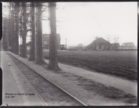 Vanaf Groenestraat zicht op landgoed en bebouwing Heuven rond 1920 FB 31 aug. 2015.jpg