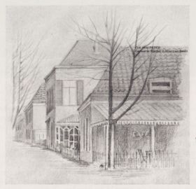 Kruidenier Willem Roelofsen hoek Rozendaalselaan-Hoofdstraat omstreeks 1885 met naam WP en GRWB.jpg