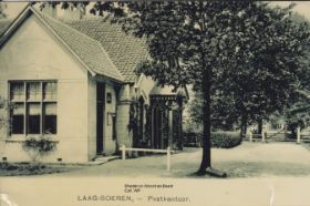 Postkantoor Badhuislaan 5-7 Laag Soeren in omstreeks 1915 FB 13 maart 2016.jpg