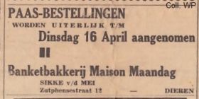 Bakkerij Maandag en Sikke van de Mei 22 juli 1940 met Coll. WP FB 2 mei 2016.jpg